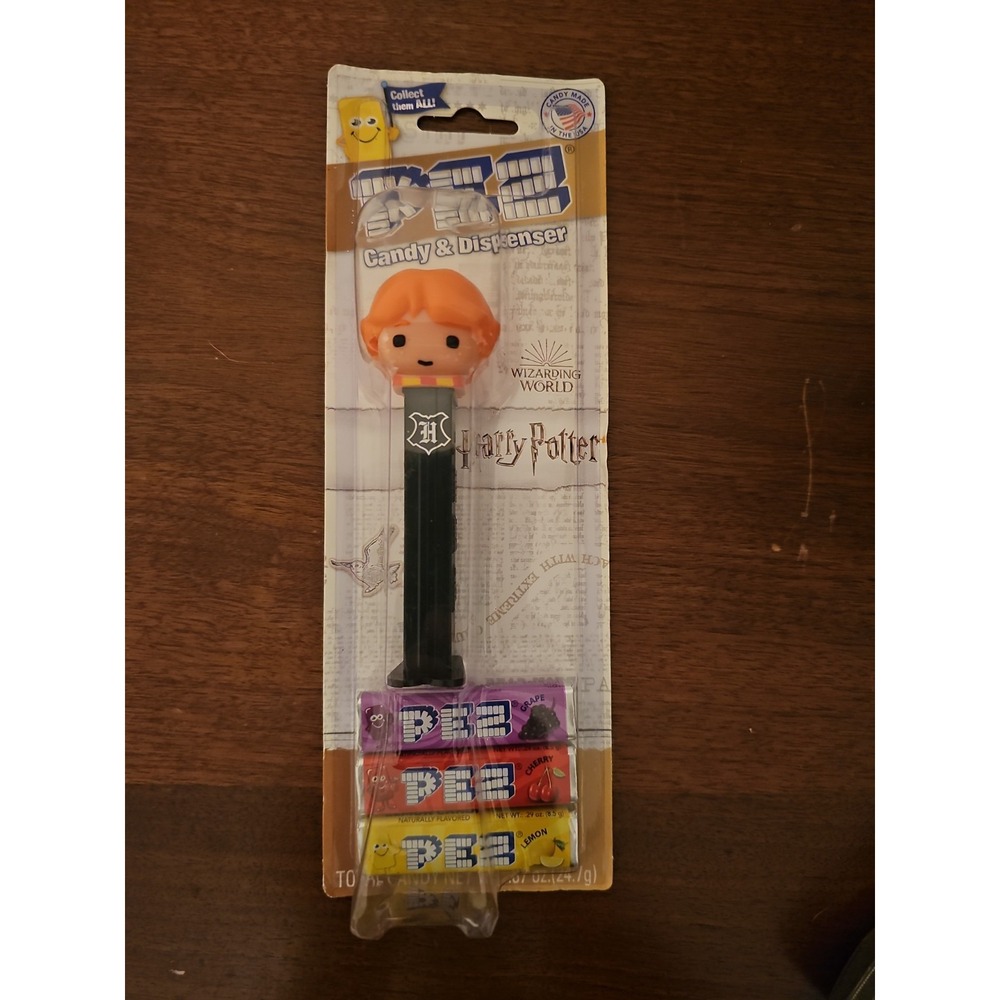 PEZ Candy & Dispenser RON WEASLEY Harry Potter Wizarding World NEW